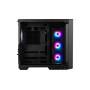 Case, MSI, MAG PANO 100R PZ, MidiTower, Case product features Transparent panel, ATX, MicroATX, MiniITX, Colour Black, MAGPANO100RPZ