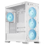 Case, ASUS, TUF Gaming GT302 ARGB, MidiTower, Case product features Transparent panel, Not included, ATX, EATX, MicroATX, MiniITX, Colour White, TUFGAMINGGT302ARGB
