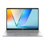 Notebook, ASUS, VivoBook Series, S14, S3407VA-LY076W, CPU Intel Core 5, 210H, 2200 MHz, 14, 1920x1200, RAM 16GB, DDR5, SSD 512GB, Intel UHD Graphics, Integrated, ENG, Windows 11 Home, Silver, 1.39 kg, 90NB1681-M00700