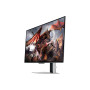 Monitor, SAMSUNG, 32, Gaming/Smart/4K, Panel OLED, 3840x2160, 16:9, 0.03 ms, Speakers, Swivel, Pivot, Height adjustable, Tilt, Colour Silver, LS32DG802SUXDU