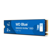 SSD, WESTERN DIGITAL, Blue SN5000, 2TB, M.2, PCIe Gen4, NVMe, Write speed 4850 MBytes/sec, Read speed 5150 MBytes/sec, 2.38mm, TBW 900 TB, WDS200T4B0E