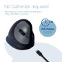 MOUSE USB OPTICAL BREAK/BLACK RGOHBRSWLBL R-GO TOOLS