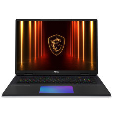Notebook, MSI, Titan 18 HX AI A2XWJG, CPU Core Ultra, U9-285HX, 2800 MHz, 18, 3840x2400, RAM 64GB, DDR5, 6400 MHz, SSD 6TB, NVIDIA GeForce RTX 5090, 24GB, ENG, Card Reader SD Express, Windows 11 Pro, Black, 3.6 kg, TITAN18HXAIA2XWJG-492NL
