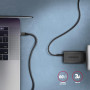 CABLE USB-C TO USB-C 2M 60W/BLACK BUCM3-CM20AB AXAGON
