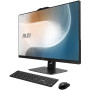 Monoblock PC, MSI, CPU Intel, Intel Core 5, Intel Core 5, 120U, RAM 16 GB, DDR5-SDRAM, Screen 27 , 1920 x 1080 pixels, Storage 512 GB, SSDs 512 GB, Not available, On-board graphics Yes, Intel® Graphics, Black, MODERNAM272P1M-1293XEU