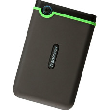 External HDD,TRANSCEND,StoreJet,1TB,USB 3.0,Colour Green,TS1TSJ25M3S