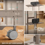 TV SET ACC MOBILE STAND/32-75/CHAMPAGNE TS1571-C ONKRON