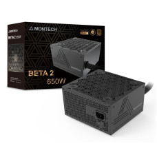Power Supply, MONTECH, BETA 2, ATX, PC, 100 - 240 V, 650 W, BETA2650W Power Supply, MONTECH, BETA 2, ATX, PC, 100 - 240 V, 650 W, BETA2650W