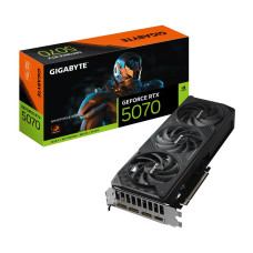 Graphics Card, GIGABYTE, NVIDIA GeForce RTX 5070, 12 GB, GDDR7, 192 bit, PCIE 5.0 16x, GPU 2512 MHz, Triple slot Fansink, 1xHDMI, 3xDisplayPort, GV-N5070WF3-12GD1.0