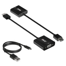 I/O ADAPTER HDMI TO VGA/AUDIO M/F CAC-1302 CLUB3D I/O ADAPTER HDMI TO VGA/AUDIO M/F CAC-1302 CLUB3D