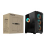 Case, GIGABYTE, C301G V2 BLACK, MidiTower, Case product features Transparent panel, Not included, ATX, EATX, MicroATX, MiniITX, Colour Black, C301GV2