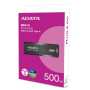 External SSD, ADATA, SC610, 1TB, USB 3.2, Write speed 500 MBytes/sec, Read speed 550 MBytes/sec, SC610-1000G-CBK/RD