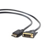 CABLE DISPLAY PORT TO DVI/1.8M CC-DPM-DVIM-6 GEMBIRD