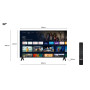 TV Set, TCL, 32, Smart/FHD, 1920x1080, Wireless LAN, Bluetooth, Android TV, Black, 32S5400AF