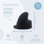 MOUSE USB OPTICAL WRL/L. BLK RGOHELELAWL R-GO TOOLS
