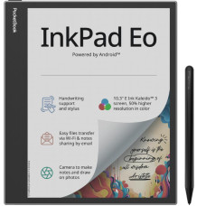 E-Reader, POCKETBOOK, InkPad Eo, 10.3, 2480 x 1860, 1xUSB-C, 1xMicroSD Card Slot, Bluetooth, Grey, PB1042-M-WW