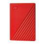External HDD, WESTERN DIGITAL, My Passport, 4TB, USB 2.0, USB 3.0, USB 3.2, Colour Red, WDBPKJ0040BRD-WESN