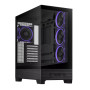 Case, ASUS, ASUS A31 PLUS Case, MidiTower, Case product features Transparent panel, ATX, BTX, MicroATX, MiniITX, Colour Black, A31PLUSTGARGBBLACK