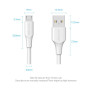 CABLE USB2.0 TO MICRO-B/1M WHITE CTIWF VENTION