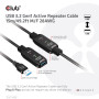 CABLE USB3.2 REPEATER 15M/M/F CAC-1406 CLUB3D