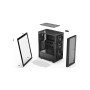 Case, ENDORFY, Ventum 200 Air, MicroTower, Case product features Transparent panel, Not included, ATX, MicroATX, MiniITX, Colour Black, EY2A002