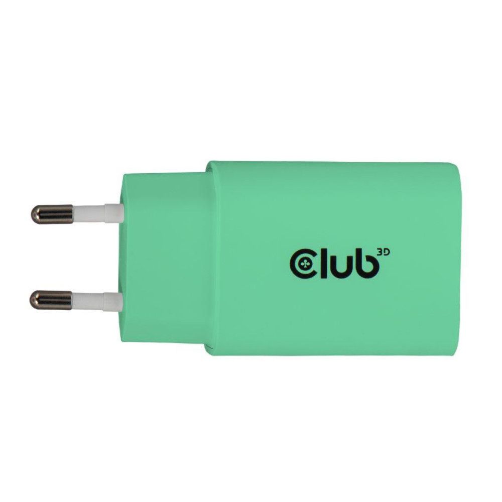 MOBILE CHARGER WALL USB-C/2PK 30W GREEN CAC-3024 CLUB3D MOBILE CHARGER WALL USB-C/2PK 30W GREEN CAC-3024 CLUB3D