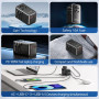 POWER ADAPTER TRAVEL 4PORT/BLACK FJGB0 VENTION
