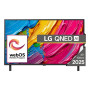 TV Set, LG, 75, 4K/Smart, 3840x2160, Wireless LAN, Bluetooth, webOS, Black, 75QNED80A3A