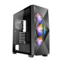 Case, ANTEC, DF800 FLUX, MidiTower, Case product features Transparent panel, ATX, MicroATX, MiniITX, Colour Black, 0-761345-80081-5