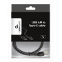 CABLE USB2 AM-BM 1M/CCP-USB2-AMBM-1M GEMBIRD