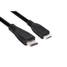 CABLE MINI HDMI TO HDMI 1M/M/M CAC-1350 CLUB3D