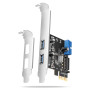 I/O CARD PCIE USB 5GBPS 4PORT/SP&LP PCEU-232RS AXAGON