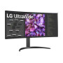 LCD Monitor, LG, 34WQ75C-B, 34, Curved/21 : 9, Panel IPS, 3440x1440, 21:9, 5 ms, Speakers, Height adjustable, Tilt, 34WQ75C-B