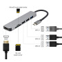 I/O ADAPTER USB-C TO HDMI/USB3/6IN1 A-CM-COMBO6-02 GEMBIRD