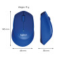 MOUSE USB OPTICAL WRL M330/SILENT BL 910-004910 LOGITECH