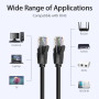 PATCH CABLE CAT.6 UTP/8M BLACK IBEBK VENTION