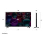 TV Set, LG, 43 , 4K Ultra HD, 3840 x 2160 pixels, Flat, 16:9, LED, 43UA73003LA