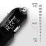 MOBILE CHARGER CAR USB 2PORT/24W PWC-5V5 AXAGON