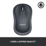 MOUSE USB OPTICAL WRL M185/GREY 910-002238 LOGITECH