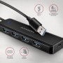 I/O HUB USB TRAVEL/0.19M HUE-C1A AXAGON