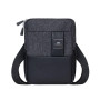 TABLET CASE CROSSBODY 8/8810 BLACK MELANGE RIVACASE