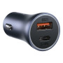MOBILE CHARGER CAR 40W/DARK GRAY TZCCJD-0G BASEUS