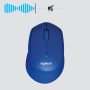 MOUSE USB OPTICAL WRL M330/SILENT BL 910-004910 LOGITECH