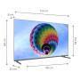 TV Set, THOMSON, 50, 4K/Smart, QLED, 3840x2160, Wireless LAN, Bluetooth, Google TV, Black, 50QG4S14