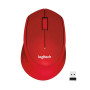 MOUSE USB OPTICAL WRL M330/SILENT RED 910-004911 LOGITECH