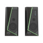 Speaker, TRUST, GXT 609 Zoxa RGB Illuminated Speaker Set, 1xUSB 2.0, Black, 24070