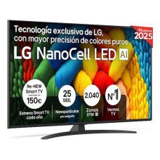 TV Set, LG, 55 , 4K Ultra HD, 3840 x 2160 pixels, Flat, 16:9, NanoCell, 55NANO81A6A TV Set, LG, 55 , 4K Ultra HD, 3840 x 2160 pixels, Flat, 16:9, NanoCell, 55NANO81A6A