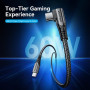 CABLE USB-C TO USB-C/1M GRAY TRAHF VENTION