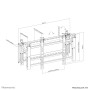 TV SET ACC WALL MOUNT BLACK/LED-VW2000BLACK NEOMOUNTS