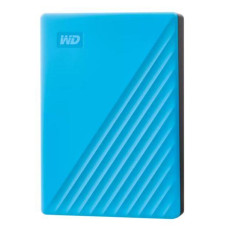 External HDD, WESTERN DIGITAL, My Passport, 6TB, USB 2.0, USB 3.2, Colour Sky Blue, WDBR9S0060BBL-WESN